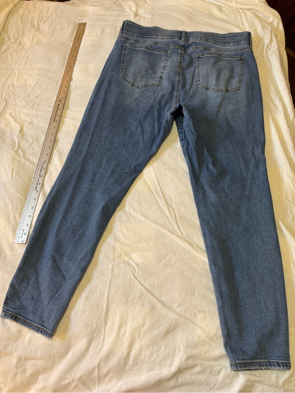 Arula Live In Women’s 18 High Rise 3 Button Skinny Jeans Medium Wash - Picture 9 of 9